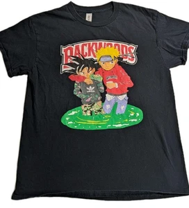 Vintage Naruto Backwoods Herren T-Shirt Anime Manga Tee Größe Medium - Bild 1 von 8