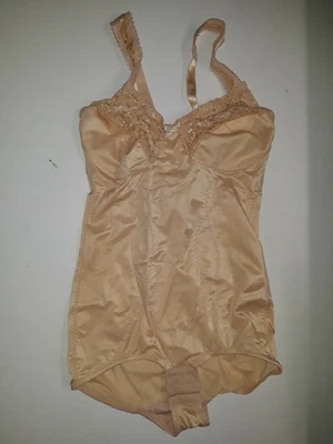 Rago Cortland Intimates Full Figure Body Briefer- Style 8620 Size 36B- Tan NEW - Image 1 of 4