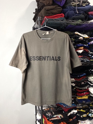 FEAR OF GOD ESSENTIALS T shirt Essentials Fear Of God stile sbiadito hype grigia taglia L