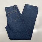 Lands' End Classic Adjustable Waist Boys sz 20 Dark Wash Blue Denim Jeans 30x31