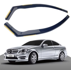 Windabweiser MERCEDES C KLASSE W204 2006-2015 3-TÜRER 2-TLG HAIBAK GETÖNT - Bild 1 von 11