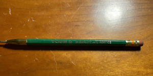 Vintage Green Inland Steel Tops Pen with eraser- Works!