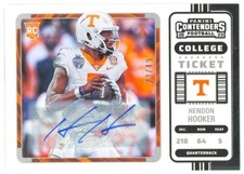 2023 Panini Chronicles Draft Picks Contenders Hendon Hooker Auto /49 (A40)