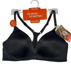 Warner's Bra Wirefree Front Close Racerback Lift Comfort Elements of Bliss 1012 - Picture 1 of 61