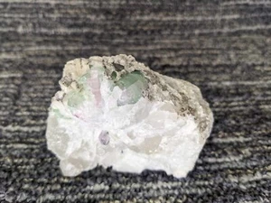Natural Pink & Green Tourmaline Crystal In Quartz Specimen - Picture 1 of 4