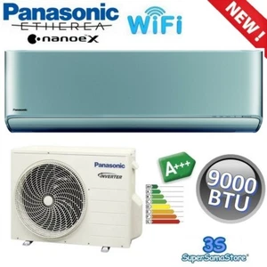3S PANASONIC ETHEREA Z SERIE KLIMAANLAGE 9000 BTU SILBER A+++ R32 NANOEX WiFi - Bild 1 von 2