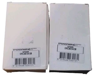 2 Epson ERC30/34/38 B/R Compatible Ink Ribbon Cartridge POS & Dot Matrix Printer - Picture 1 of 3