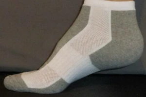 Tommy Hilfiger Socks Men's Low Cut PREMIUM Ribbed Stripe L Large Socks Sz 10 -13 - Picture 1 of 2
