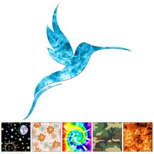 Hummingbird - Decal Sticker - Multiple Patterns & Sizes - ebn6896 - Picture 1 of 28
