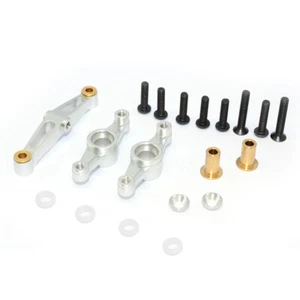 GPM Racing Aluminum Steering Assembly Silver : Tamiya TT-02 - Picture 1 of 2