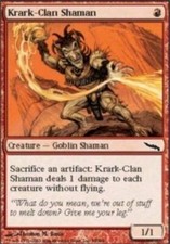4 Krark-Clan Shaman - LP - Mirrodin - FAST SHIPPING x4 4x