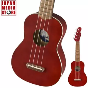 Fender Venice Soprano Uke Cherry Ukulele Brand NEW - Picture 1 of 6