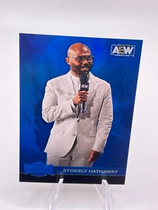 2022 AEW - Metal Universe - Blue Retail Base - #78 Stokely Hathaway - Picture 1 of 2