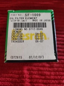 NOS VESRAH Oil Filter SF-1009 Honda CRF150 R / TRX450 ER / CRF250R - Picture 1 of 2