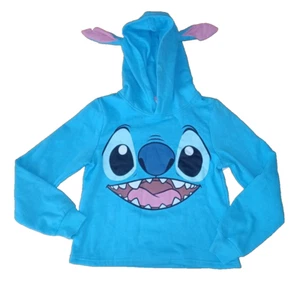 🌸 Girl's L STITCH Hoodie L Costume Shirt New NWT Disney Ears Halloween Parks - Picture 1 of 3