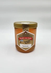Rapshonig aus eigener Imkerei | 500g Glas | Deutscher Honig | Imkerei B&J  - Bild 1 von 4