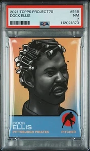 Topps Project 70 Card 546 - 1973 Dock Ellis by Blue the Great PSA 7 - Picture 1 of 2