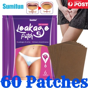 60 Patches Women Urine Leakage Patch Postpartum Bladder Control Herbal Plasters - Picture 1 of 12