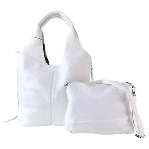Women 2 in 1 Soft Leather Hobo Shoulder Bag Set with Matching Crossbody YGC-2407 - Picture 1 of 18