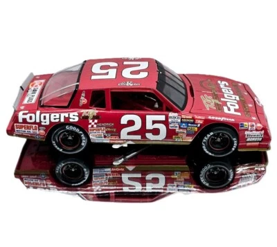 Ken Schrader 1988 #25 Folgers Talladega Raced Win ARC 1:24 Model Lionel Racing - Image 1 of 4
