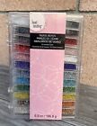 NEW In Case Michaels Bead Landing Glass Beads 24 Assorted Colors 6.9 oz /196.8 g