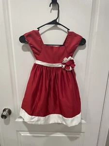 Vestido de fantasía Donita rojo y blanco para niñas talla 3T nuevo con etiquetas - Imagen 1 de 5