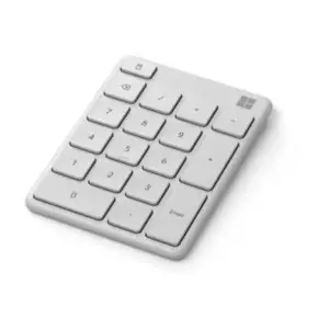 Microsoft 23O-00024 Wireless Number Pad Standalone for Numeric Input - White - Picture 1 of 2