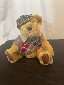 Peluche The Brass Button Bear Collection Sherwood “Bear of Long Life” 1996 de colección nuevo con etiquetas - Imagen 1 de 11