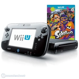 Nintendo Wii U - Konsole 32 GB #schwarz + Splatoon + Tablet + Zub. - Bild 1 von 6