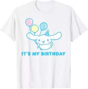 Sanrio Cinnamoroll Birthday T-Shirt - Picture 1 of 4