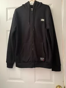 Felpa nera con cappuccio e zip uomo Ecko Unltd taglia M nuova con etichetta - Foto 1 di 5