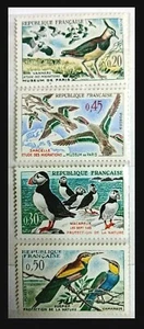117. FRANCE 1960 SET/4 STAMP BIRDS, CONSERVATION OF NATURE MNH - Picture 1 of 1