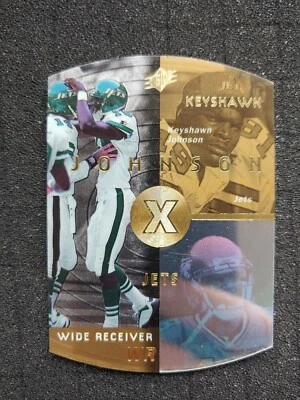 1998 Upper Deck Football SPX Die Cut Keyshawn Johnson #31 GOLD - Image 1 of 2