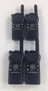 Motorola CLS1110 5-Mile 1-Channel UHF Two Way Radio Great Condition Lot of 4 - Picture 1 of 2