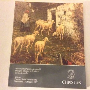 Christie's Art Catalog Italian Issue Dipiniti Acquarelli Maggio 1987 060917nonrh - Imagen 1 de 1