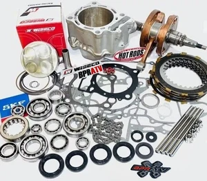 08-09 Honda CRF250R CRF 250R Complete Rebuild Kit Stock Engine Motor Rebuild Kit - Foto 1 di 22