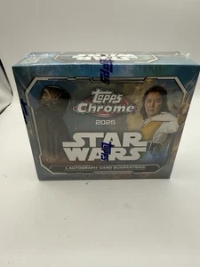 2025 Topps Chrome Star Wars Hobby Box Factory Sealed - Picture 1 of 4