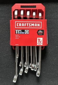 CRAFTSMAN Metric 11pc Combination Wrench set - Chrome - CMMT87017 - Picture 1 of 2