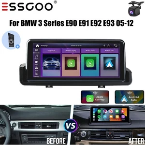 Para BMW Serie 3 E90 E91 E92 E93 con Cámara de Retroceso CarPlay Linux Coche Estéreo GPS - Imagen 1 de 16