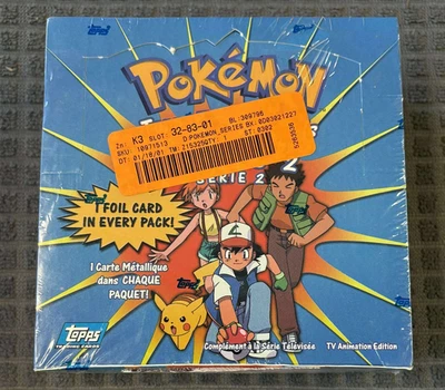 Topps Pokemon Serie 2 2000 animación de TV, caja sellada de fábrica Foto 1 de 4