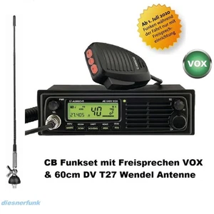 CB FUNK ALBRECHT AE 6491 VOX CT 12/24V DIN & DV T27 Ant. LKW MAN VOLVO SCANIA - Bild 1 von 5