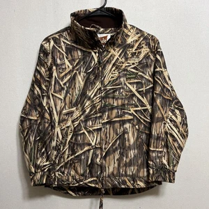 Gamehide Jacket Mens M Mossy Oak Shadow Grass Camo Hunting Full Zip Outdoor Dad - Picture 1 of 6