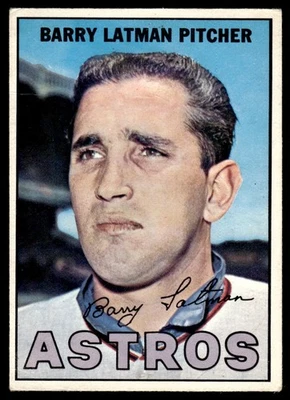 1967 O-Pee-Chee Barry Latman Houston Astros #28 - Image 1 of 2