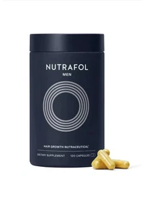 Nutrafol Men's Hair Growth Supplement - 120 Capsules - Clinically Proven NEW UK - Picture 1 of 6