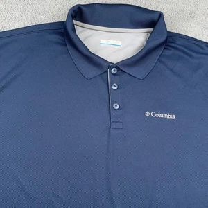 Columbia Poloshirt Herren 2XT blau Omni-Wick Performance Golf Outdoor leicht - Bild 1 von 9