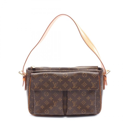LOUIS VUITTON（LV） Borsa a tracolla Louis Vuitton Vivasite GM M51163 Monogram tela marrone usata donna