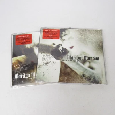 Marilyn Manson Fight Song CDs 1 & 2 UK Import Maxi Singles Foto 1 de 4