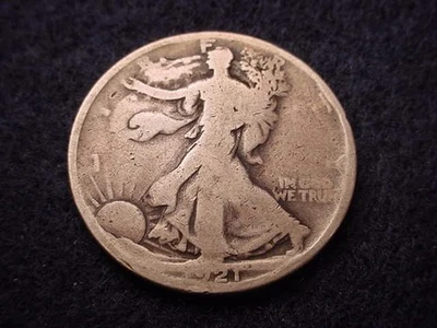 1921 WALKING LIBERTY HALF VERY NICE KEY DATE COIN!!!    #10 - Image 1 of 2