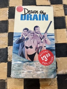 Down the Drain VHS 1990 RCA action Andrew Stevens Teri Copley Resealed - Bild 1 von 5