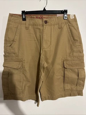 КРАСНЫЙ ВЕРБЛЮД CUEVAS ЖЕЛТОВАТО-КОРИЧНЕВЫЙ 11'' 1/2 ПО ВНУТРЕННЕМУ ШВУ ХЛОПОК КОРОТКИЕ МУЖСКИЕ НОВЫЙ! 33 Вт - Изображение 1 из 4